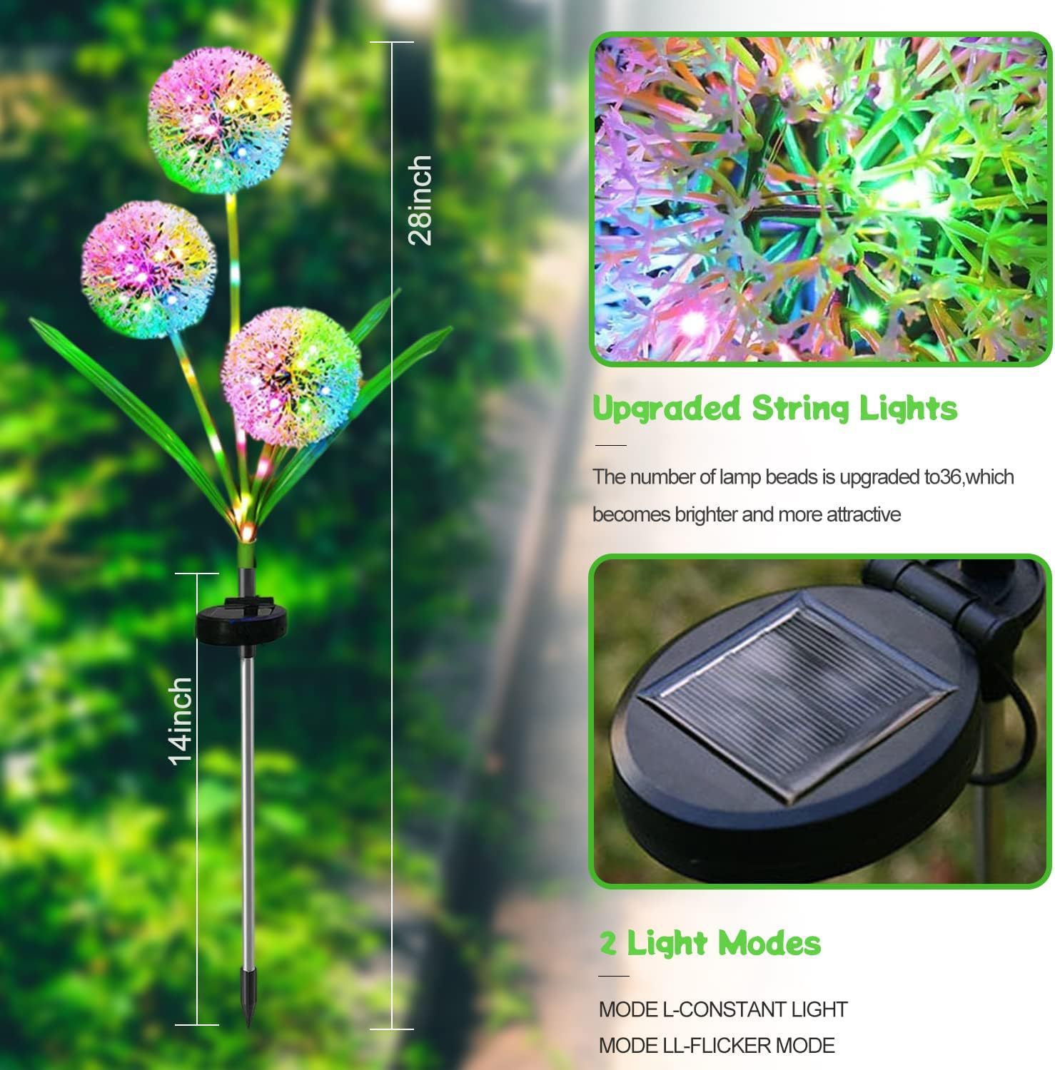 Dandelion Lamp Outdoor Garden Landscape Atmosphere Light