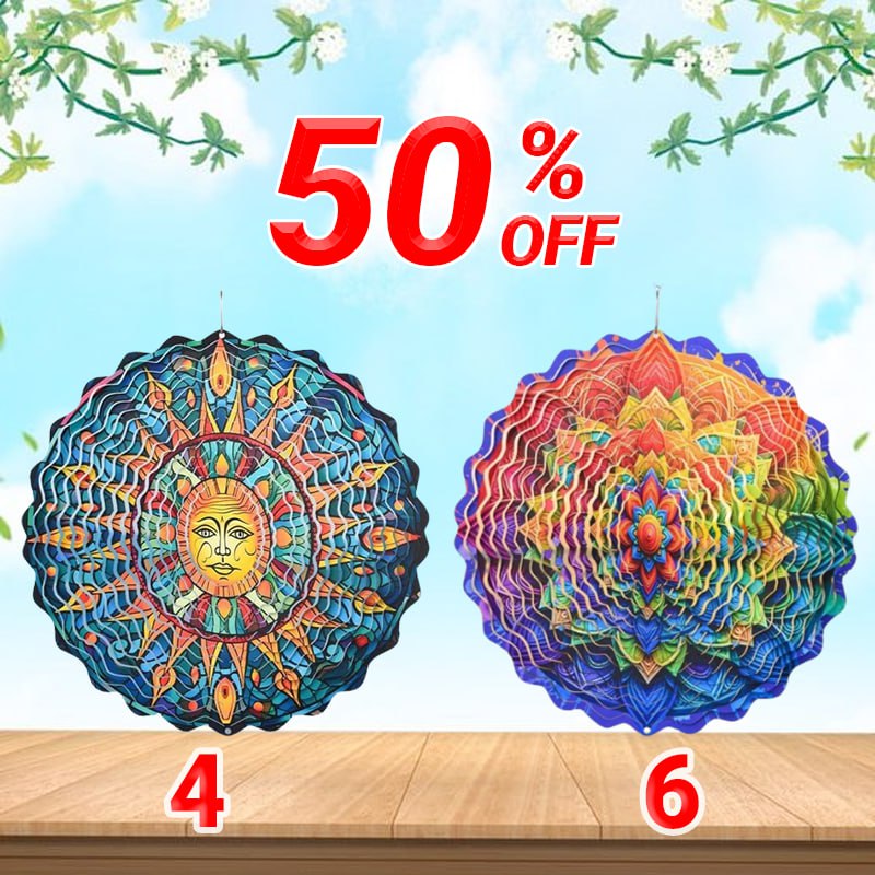 Last Day 49% OFF Transform Your Garden with Our Stunning 3D Wind Spinner-KOLAICH™