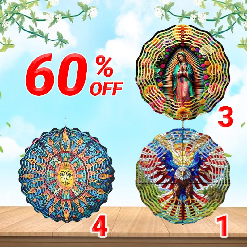 Last Day 49% OFF Transform Your Garden with Our Stunning 3D Wind Spinner-KOLAICH™
