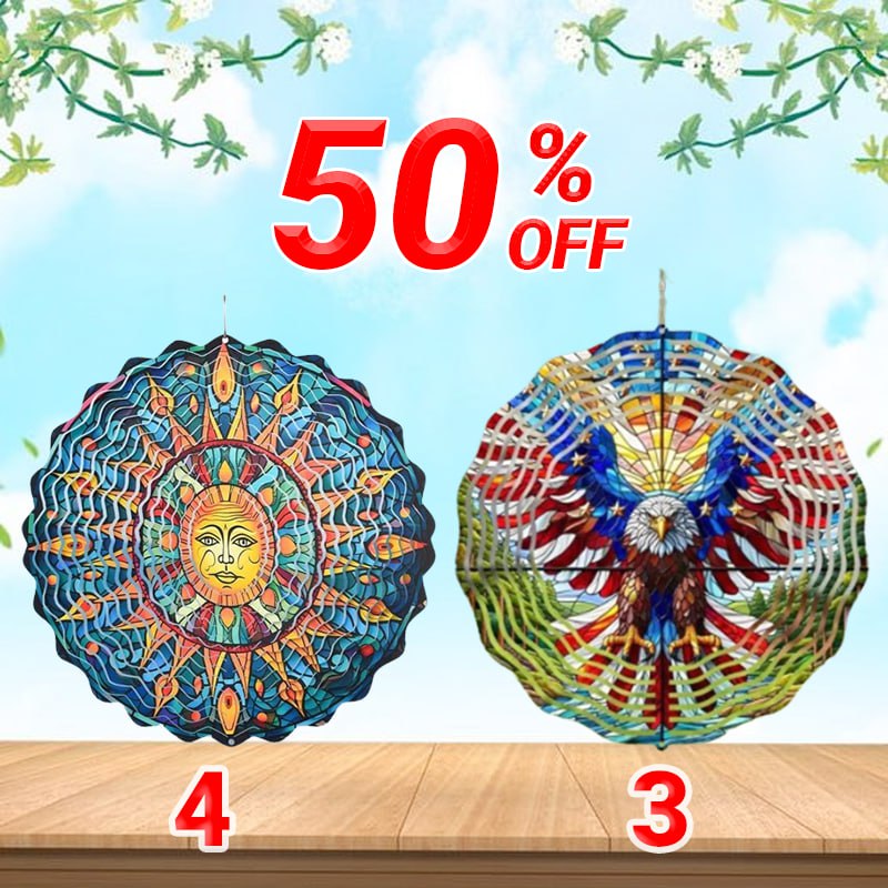 Last Day 49% OFF Transform Your Garden with Our Stunning 3D Wind Spinner-KOLAICH™