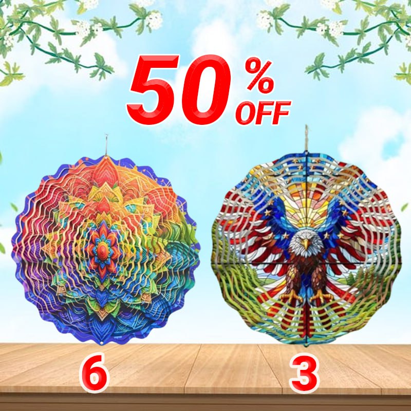 Last Day 49% OFF Transform Your Garden with Our Stunning 3D Wind Spinner-KOLAICH™