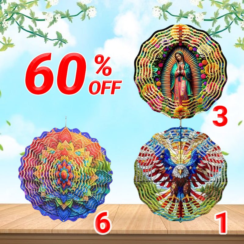 Last Day 49% OFF Transform Your Garden with Our Stunning 3D Wind Spinner-KOLAICH™