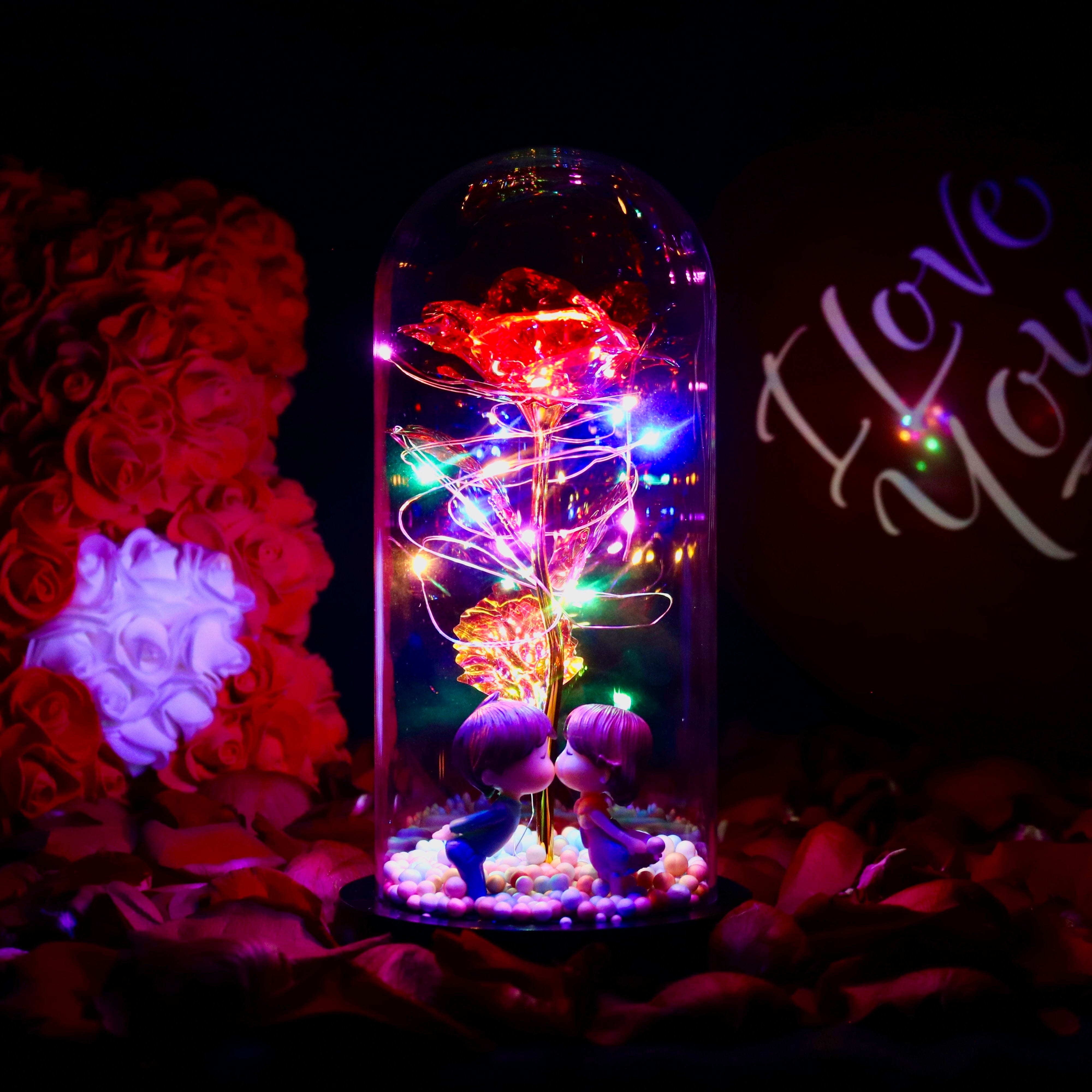 Kolaich Enchanted Sparkly Rose