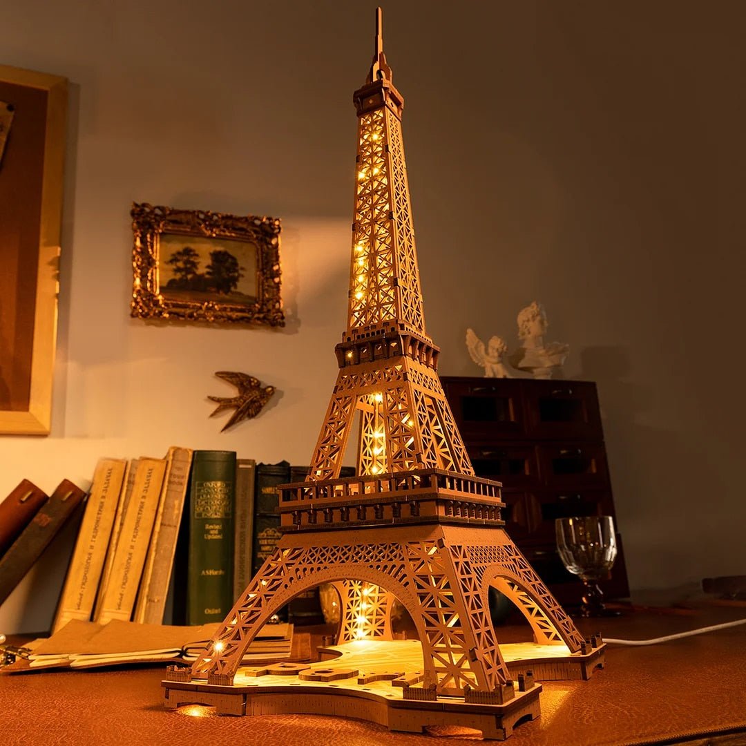 Starry Eiffel Tower 3D Wooden Puzzle-KOLAICH™