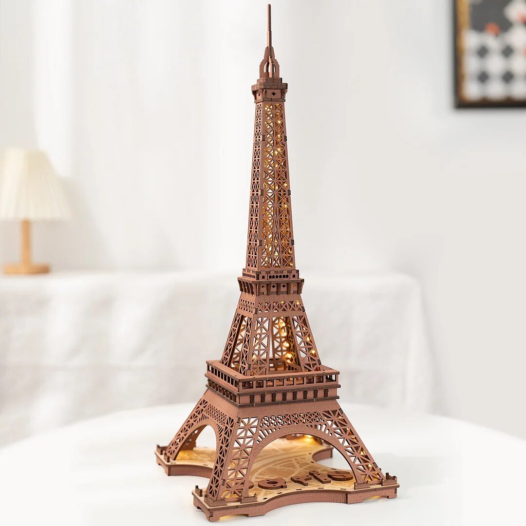 Starry Eiffel Tower 3D Wooden Puzzle-KOLAICH™