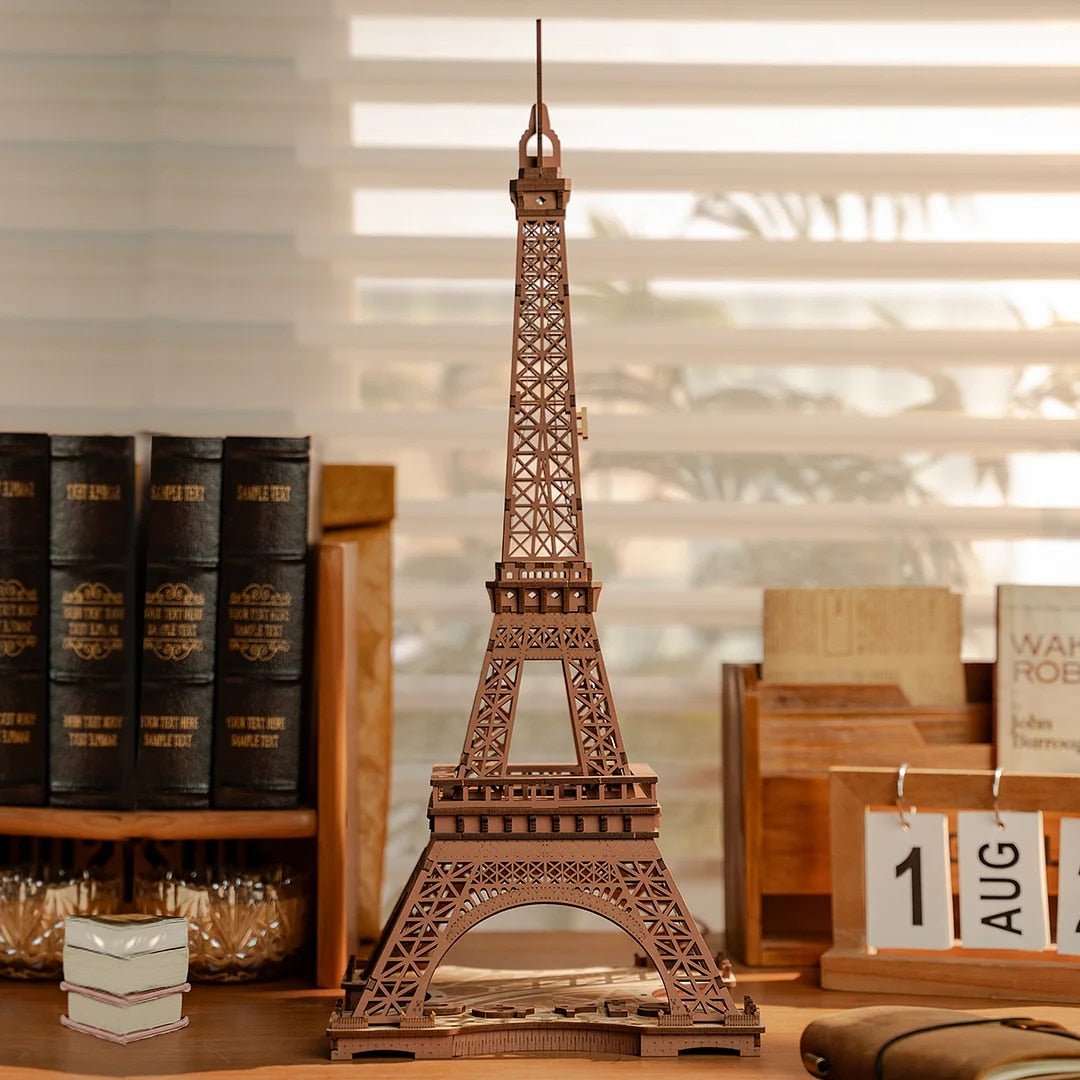 Starry Eiffel Tower 3D Wooden Puzzle-KOLAICH™