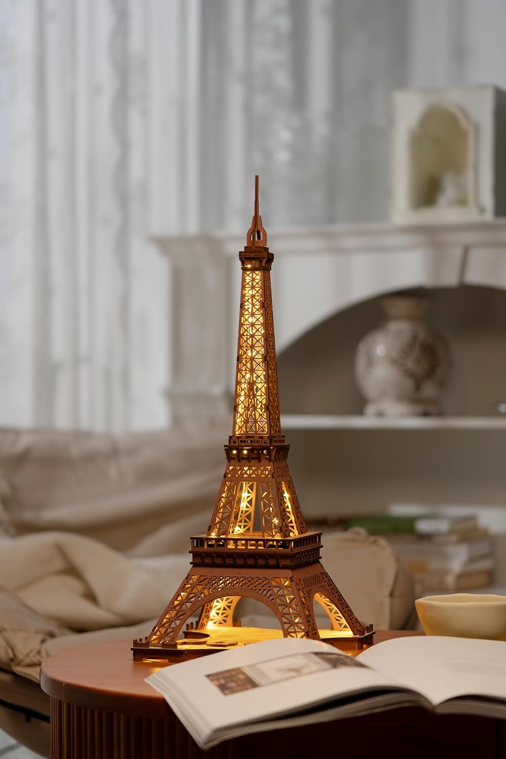 Starry Eiffel Tower 3D Wooden Puzzle-KOLAICH™