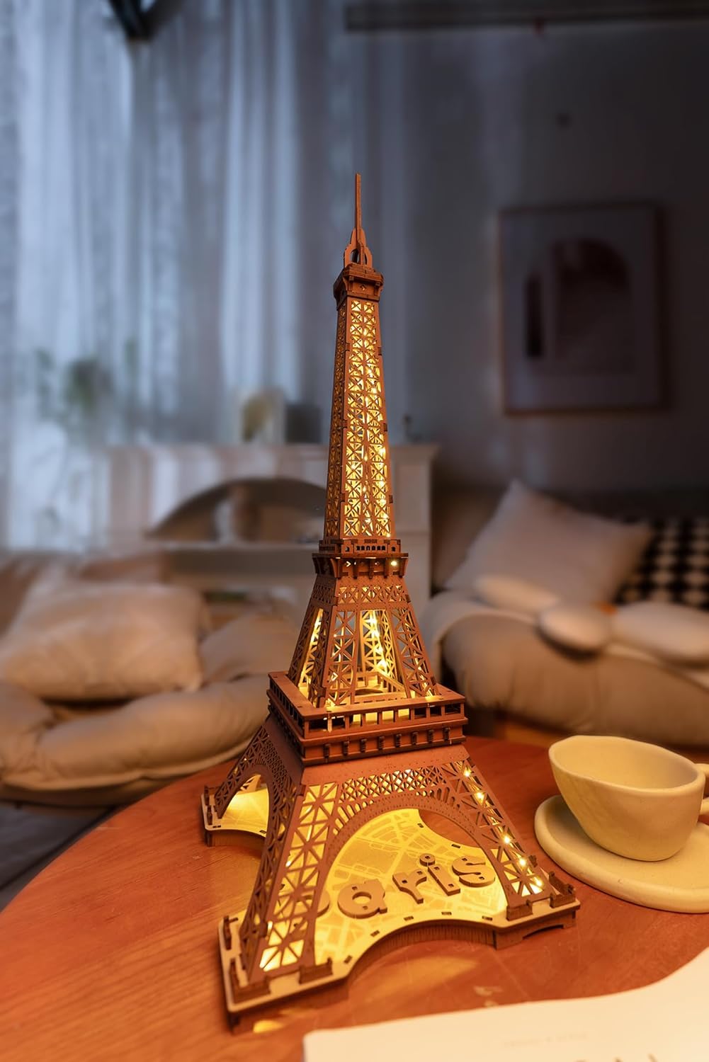 Starry Eiffel Tower 3D Wooden Puzzle-KOLAICH™