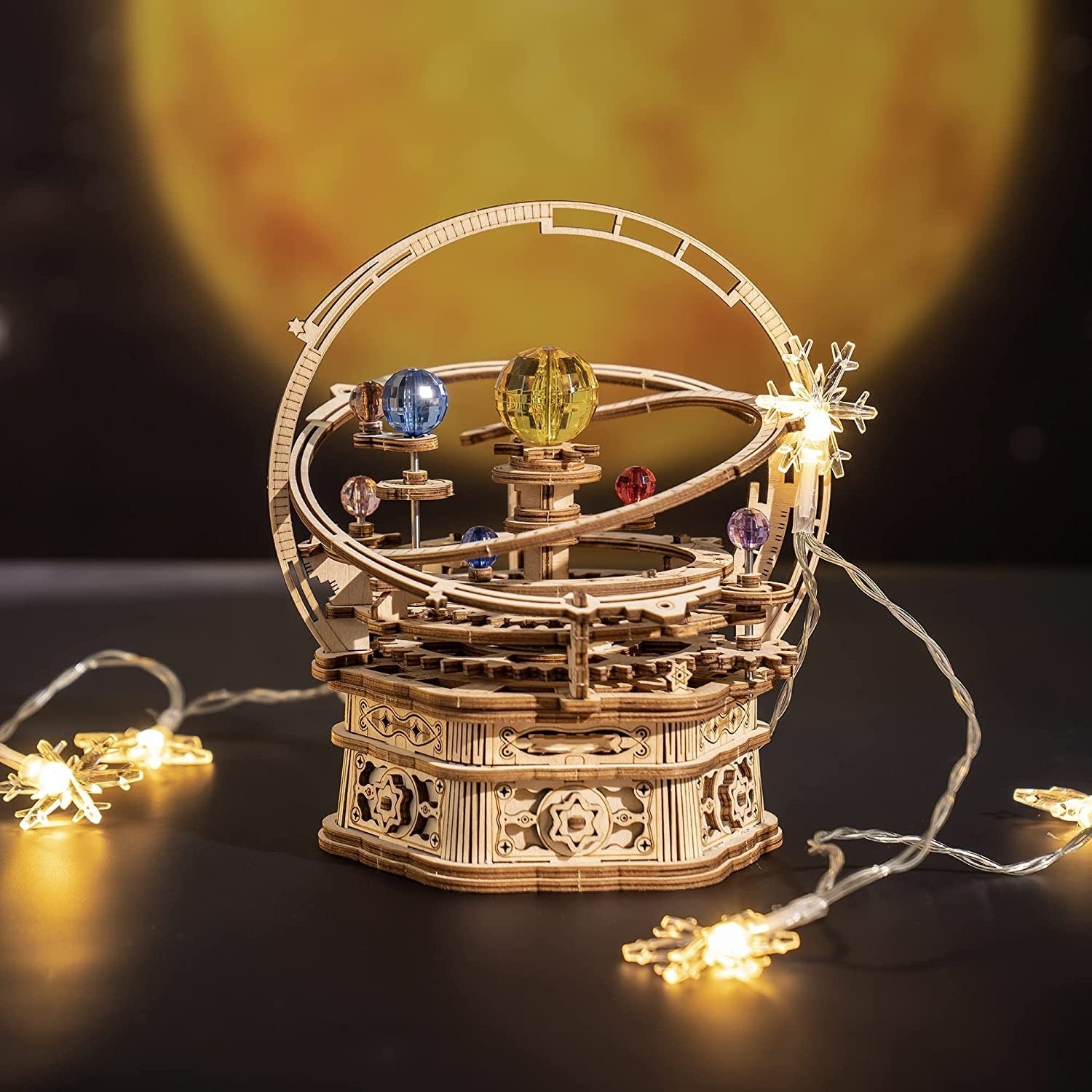 Starry Night Orrery Mechanical Music Box-KOLAICH™