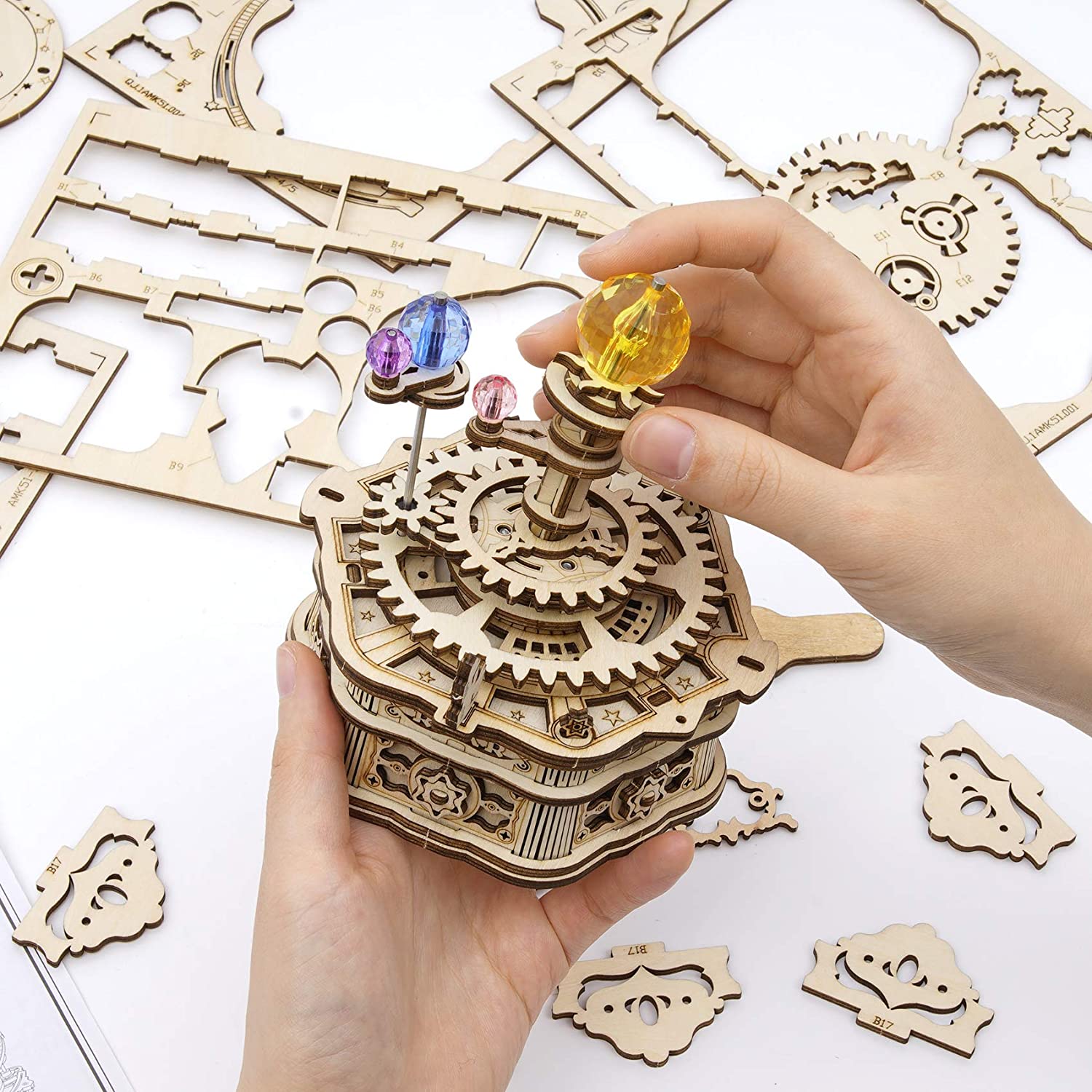 Starry Night Orrery Mechanical Music Box-KOLAICH™