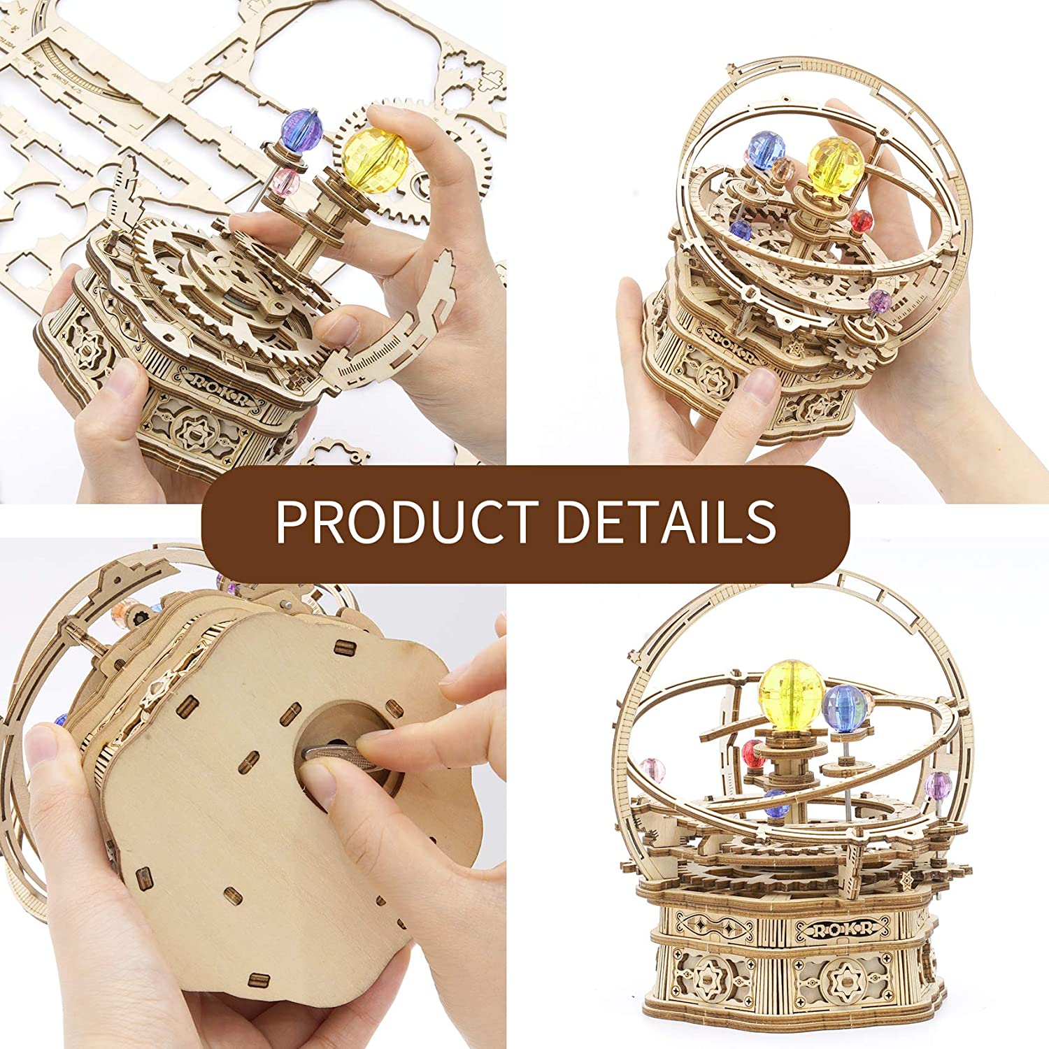 Starry Night Orrery Mechanical Music Box-KOLAICH™