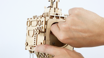 Steampunk Submarine Music Box 3D Wooden Puzzle-KOLAICH™