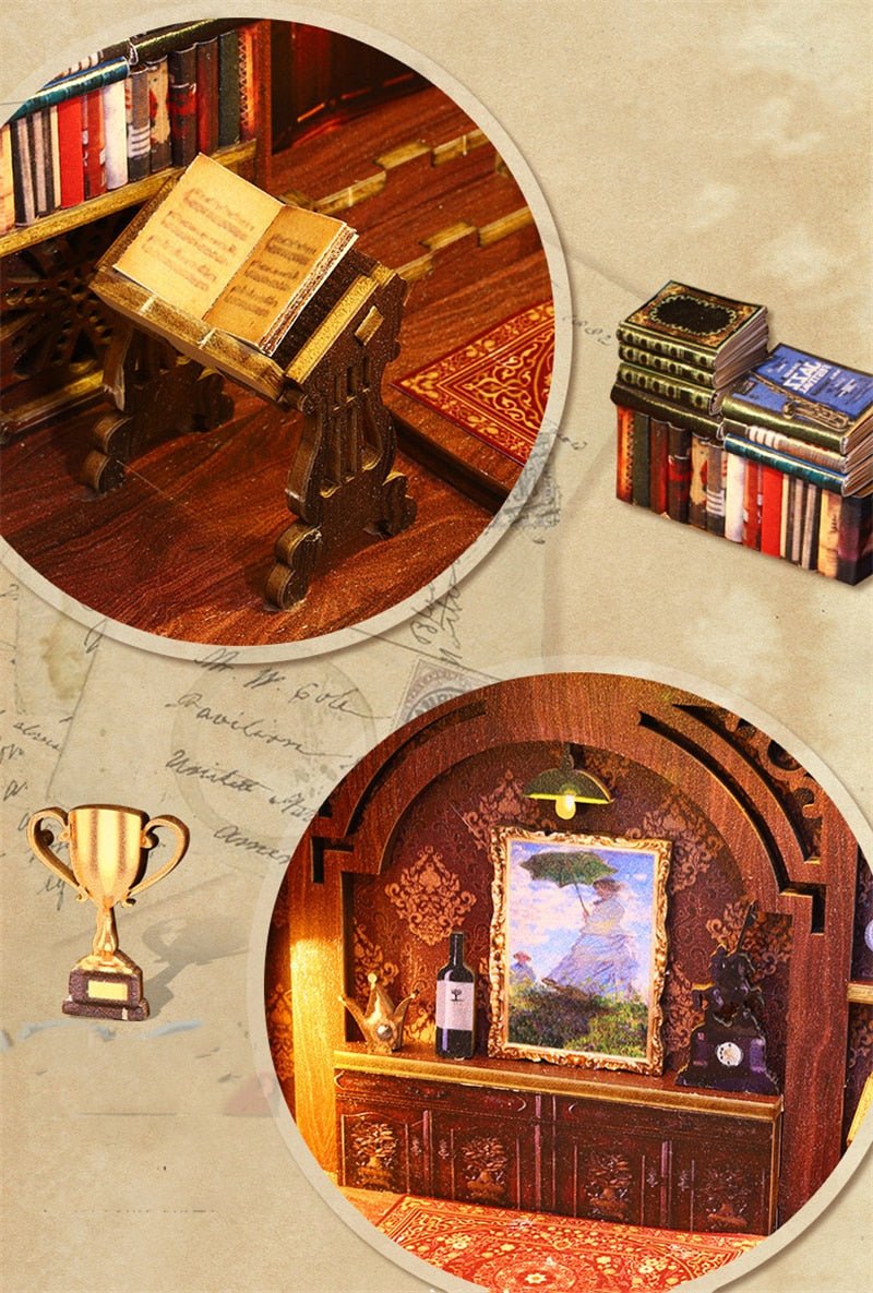Vintage Eternal Library DIY Book Nook Kit-KOLAICH™
