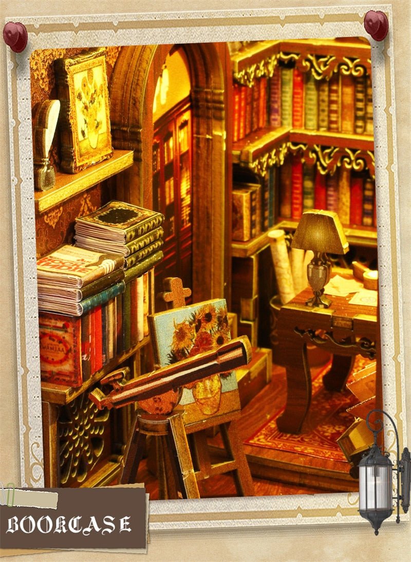 Vintage Eternal Library DIY Book Nook Kit-KOLAICH™