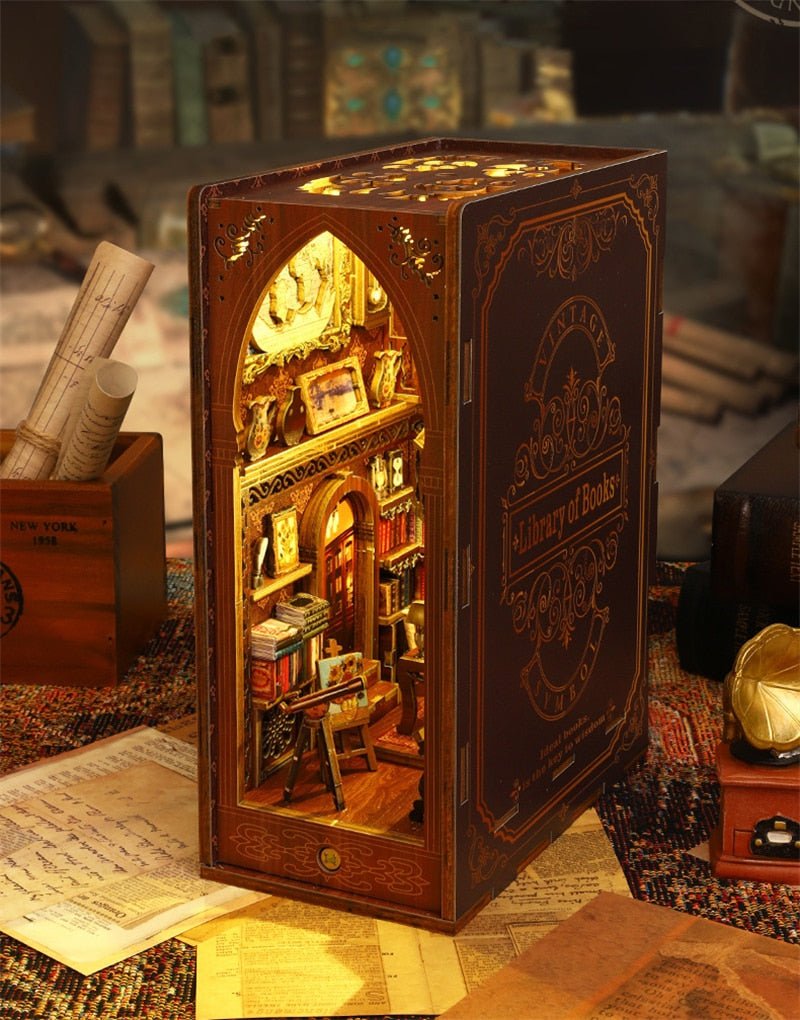 Vintage Eternal Library DIY Book Nook Kit-KOLAICH™