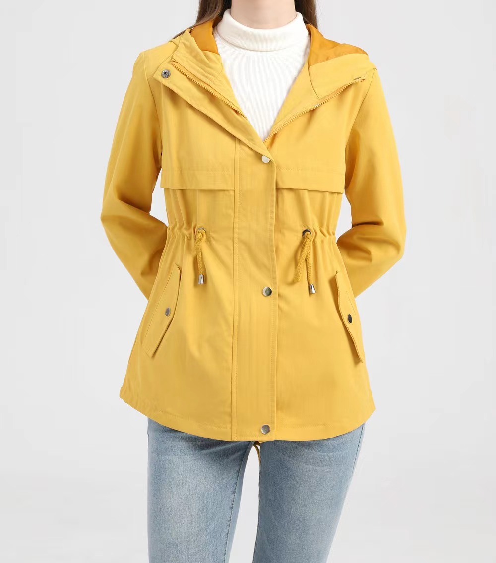 Women's Waterproof Rain Jacket  Hooded Windbreaker