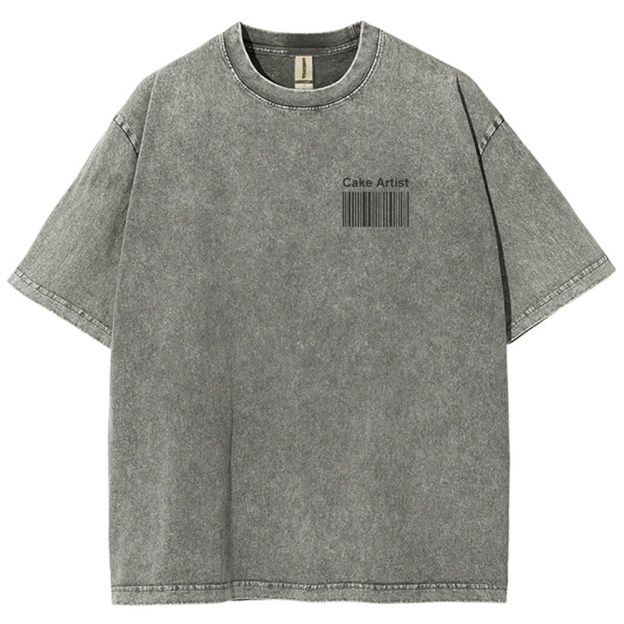 Cake Artist Vintage Snowflake Washed T-Shirt