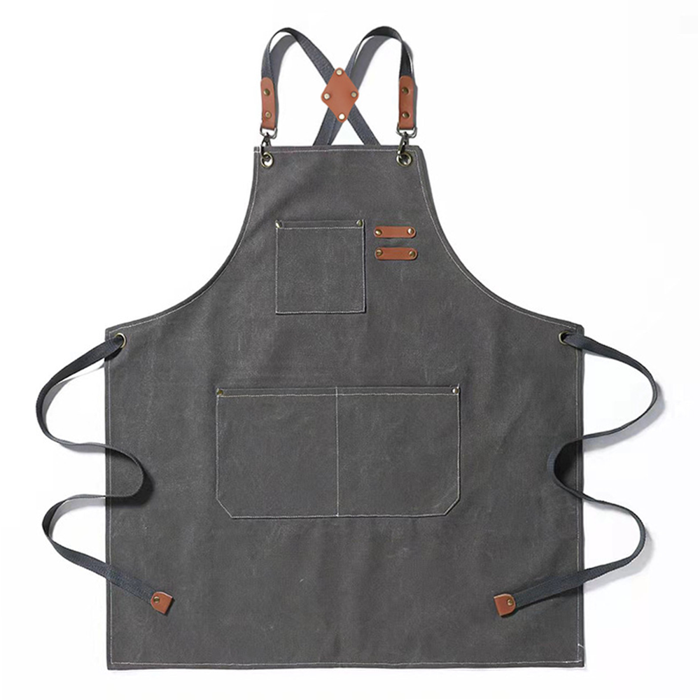 Cotton Multi-Pocket Apron