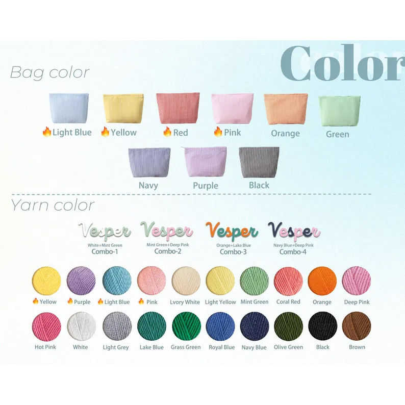 Custom Seersucker Makeup Bag Vacation Travel Pouch Personalized Chenille Name Toiletry Bag