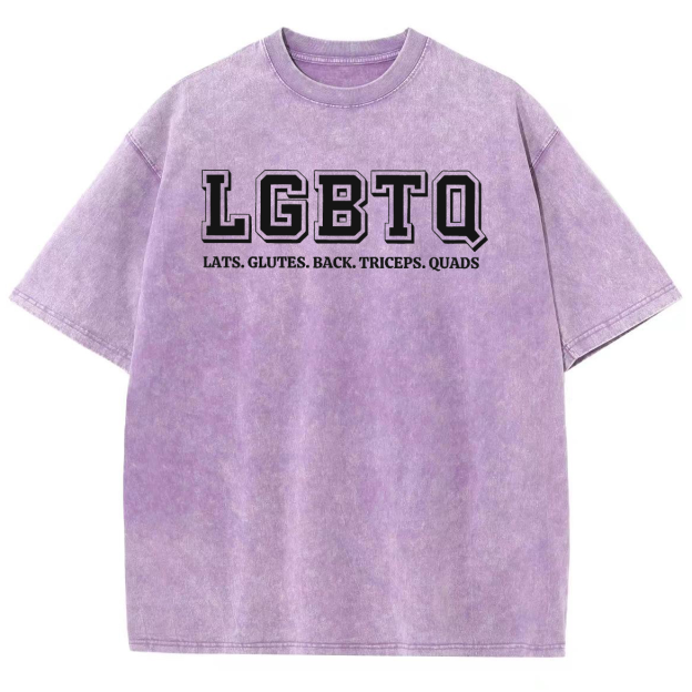 LGBTQ Unisex Fit Washed Oversized T-Shirt