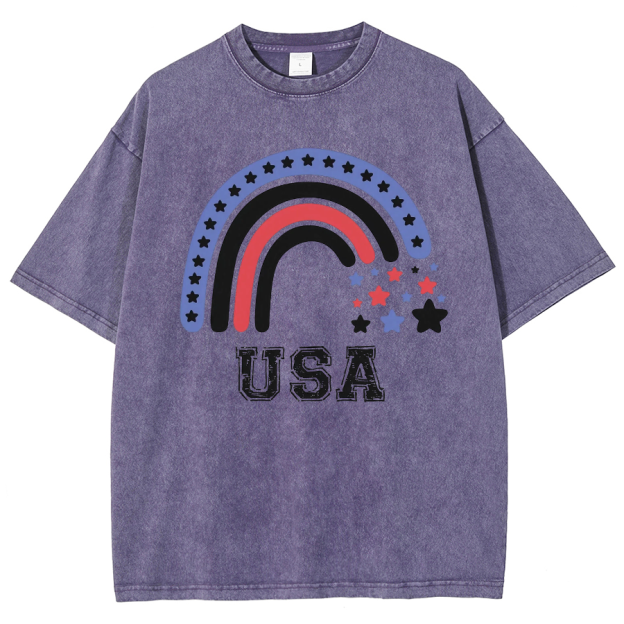 USA Washed Oversized T-Shirt