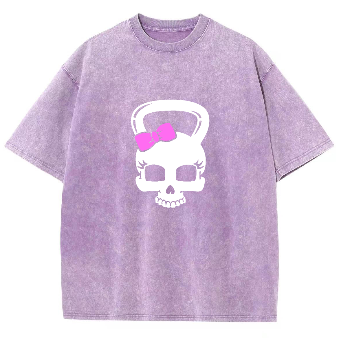 Fitness Girl Unisex Fit Washed T-Shirt