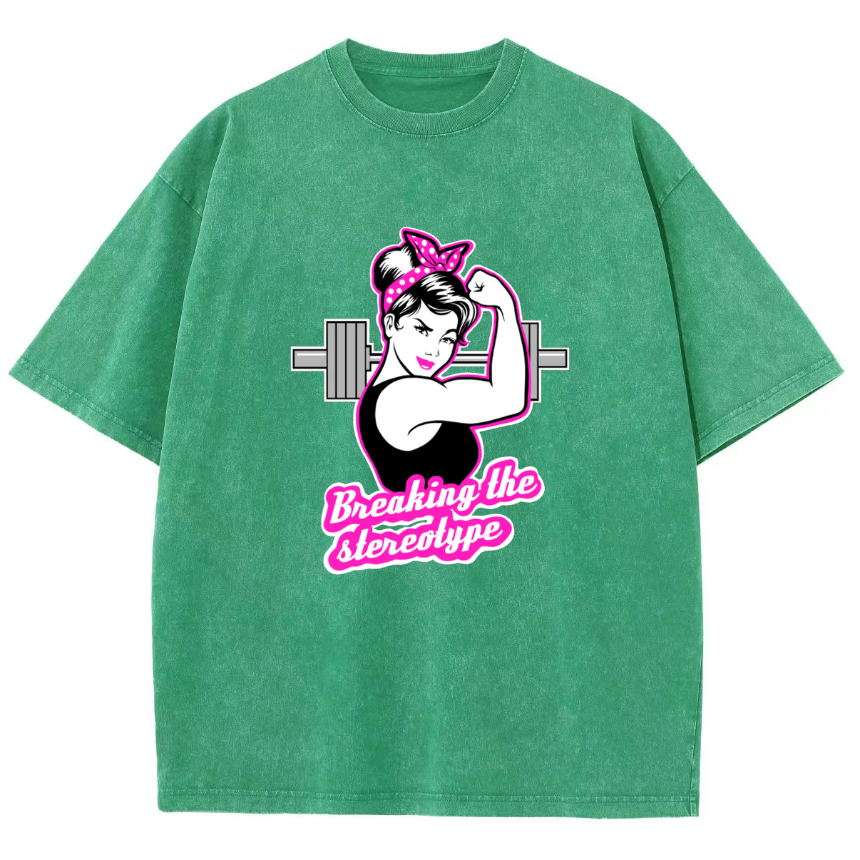 Barbell Girl Unisex Fit Washed T-Shirt
