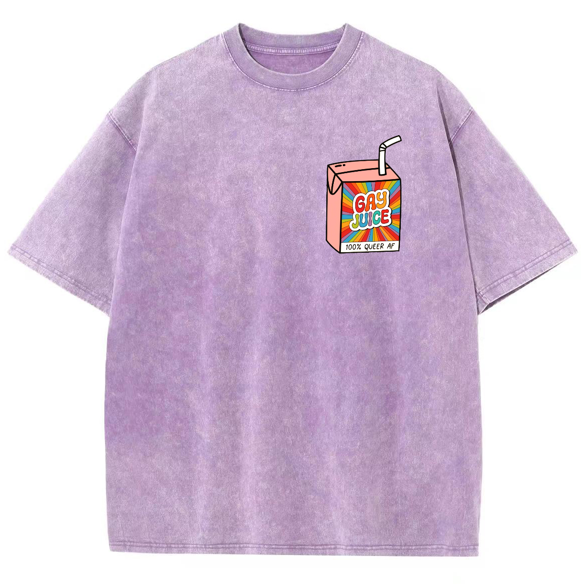 Gay Juice Washed Oversized T-Shirt