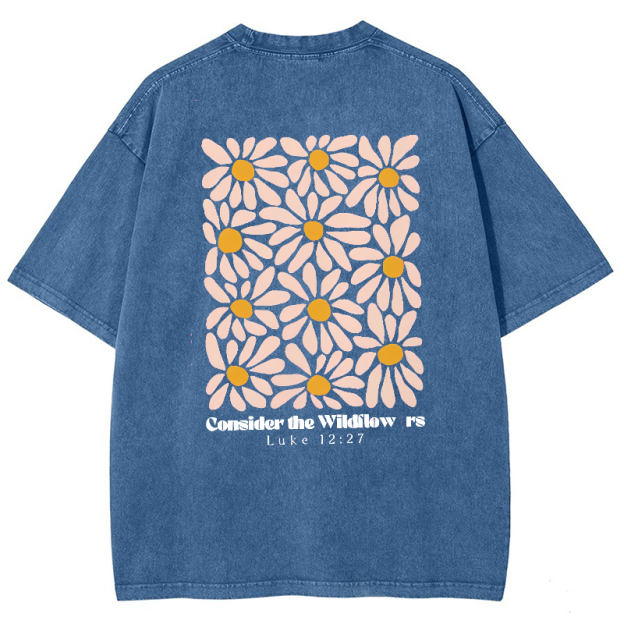 Vintage Snowflake Washed T-Shirt
