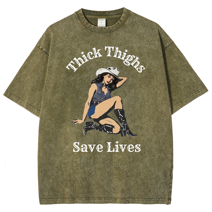 Unisex Fit Washed Oversized T-Shirt