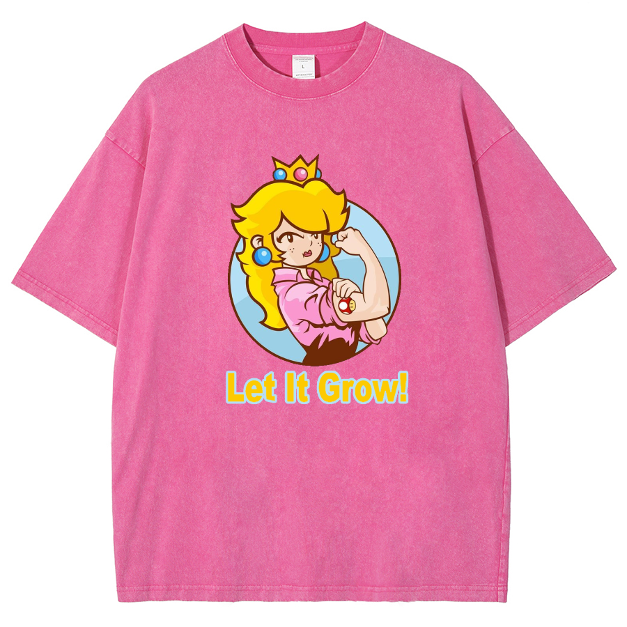 Let It Grow! Unisex Fit Washed T-Shirt
