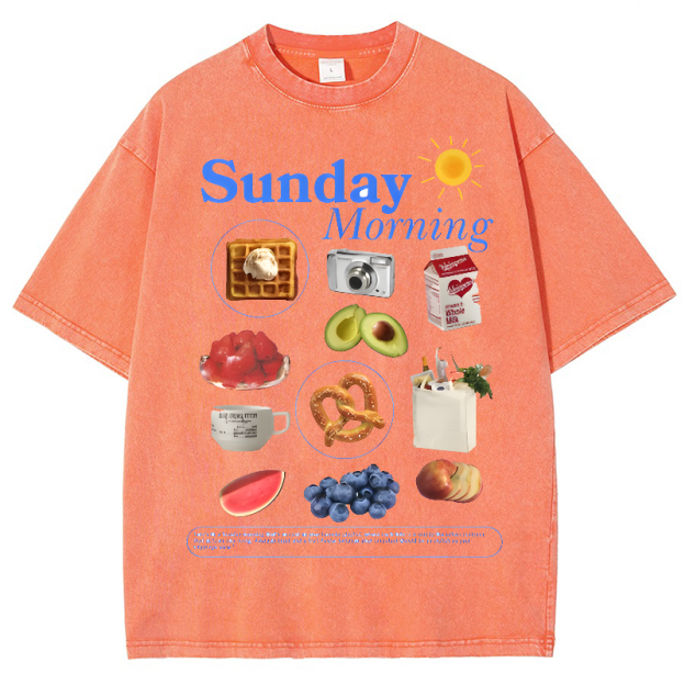 Vintage Snowflake Washed T-Shirt