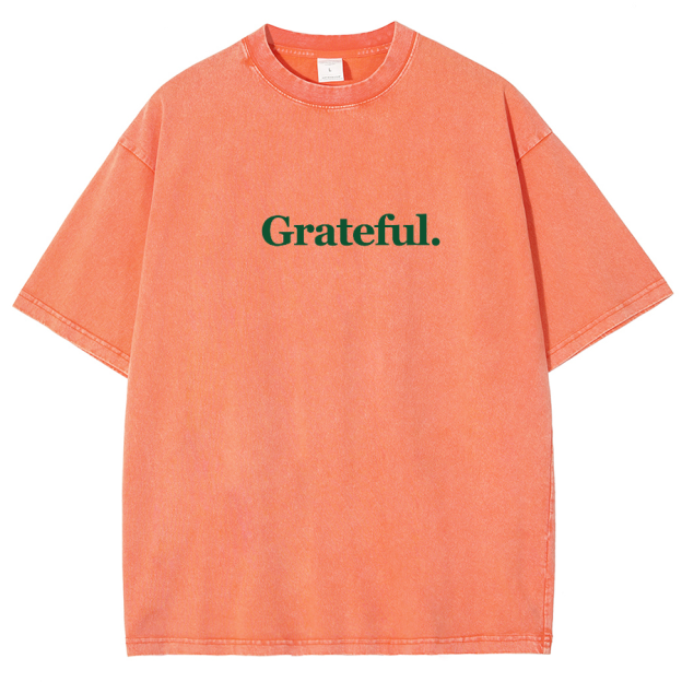Grateful Aesthetic Summer Unisex Fit Washed T-Shirt
