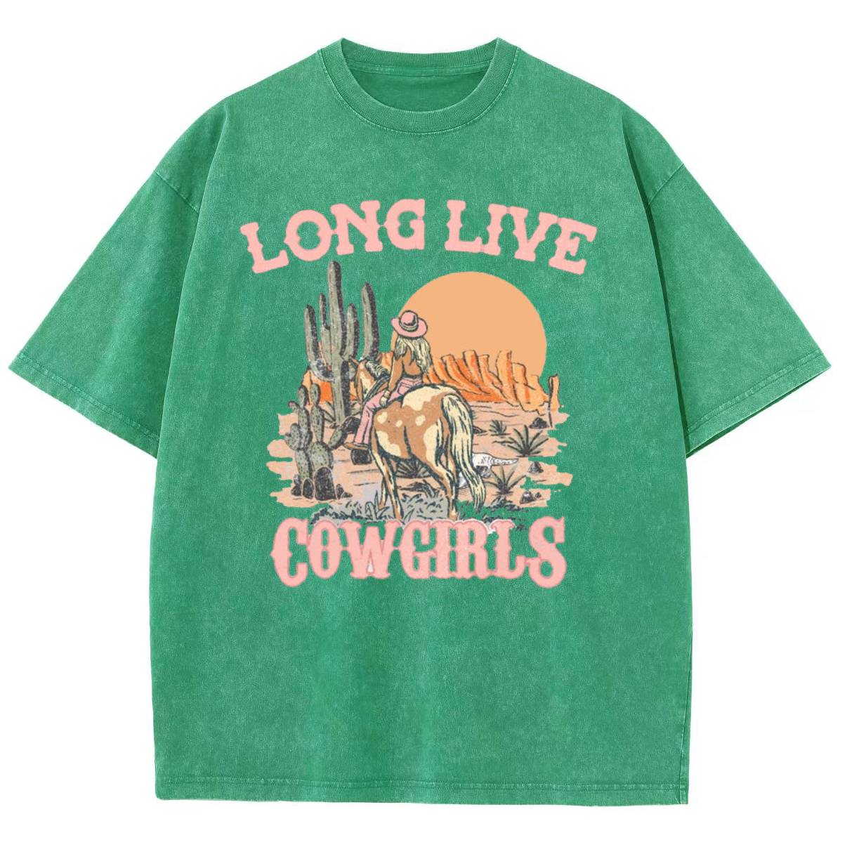 Long Live Cowgirls Washed Oversized T-Shirt