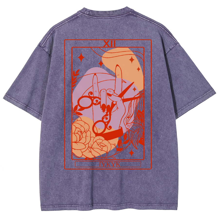 IYKYK Lesbian Sapphic Unisex Fit Washed T-Shirt