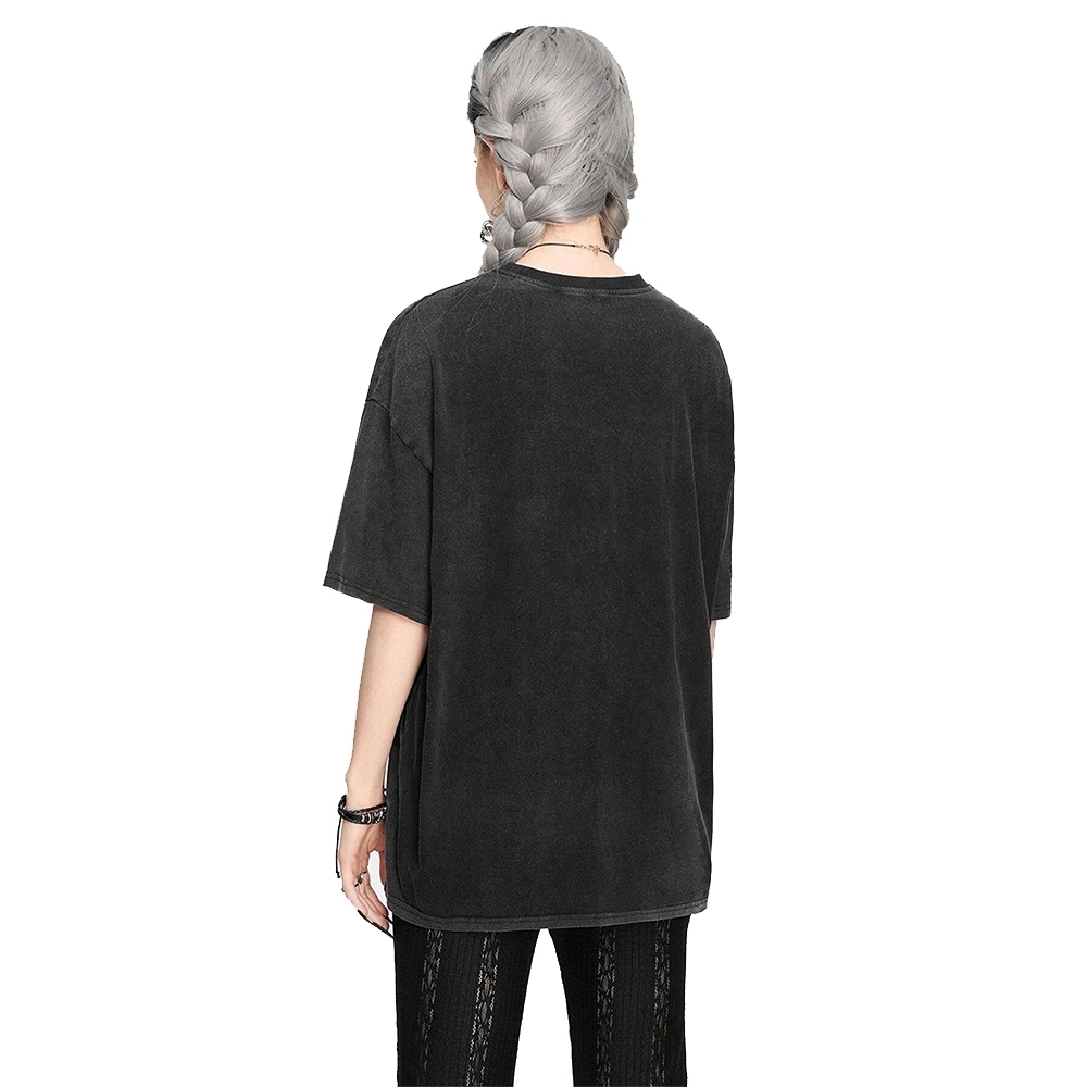 Bad Rabbits Gothic Washed Tee Customscool