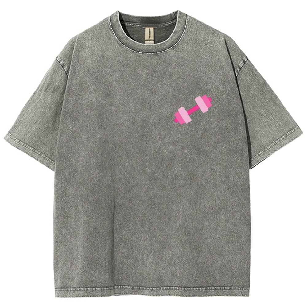 Lift Like a Girl Vintage Snowflake Washed T-Shirt