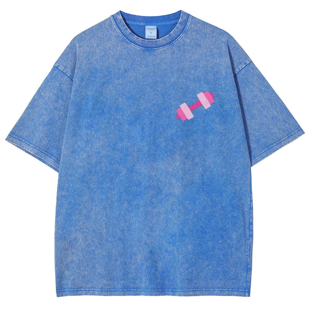 Lift Like a Girl Vintage Snowflake Washed T-Shirt