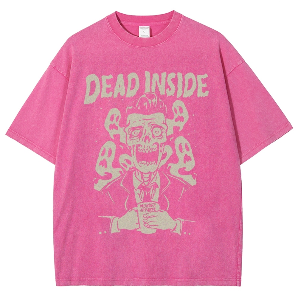 Dead Inside Vintage Snowflake Washed T-Shirt