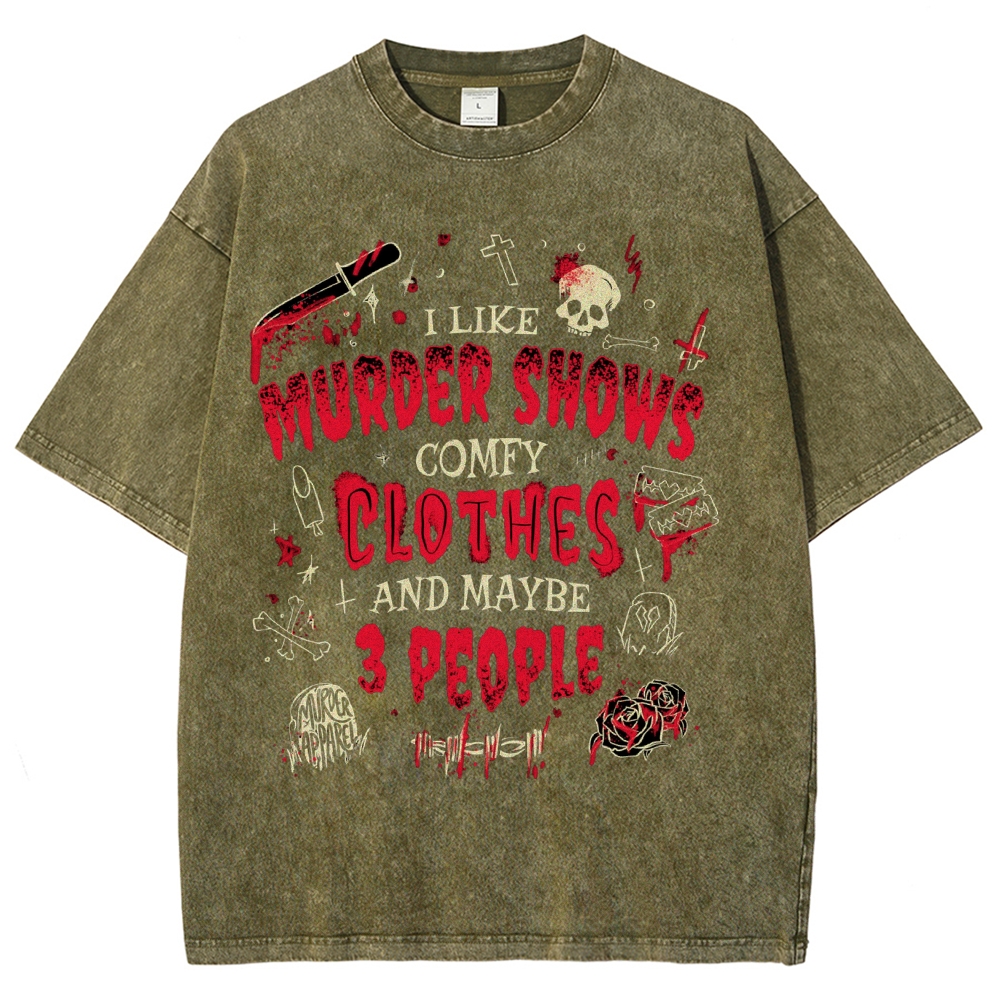Story Of My Life Vintage Snowflake Washed T-Shirt