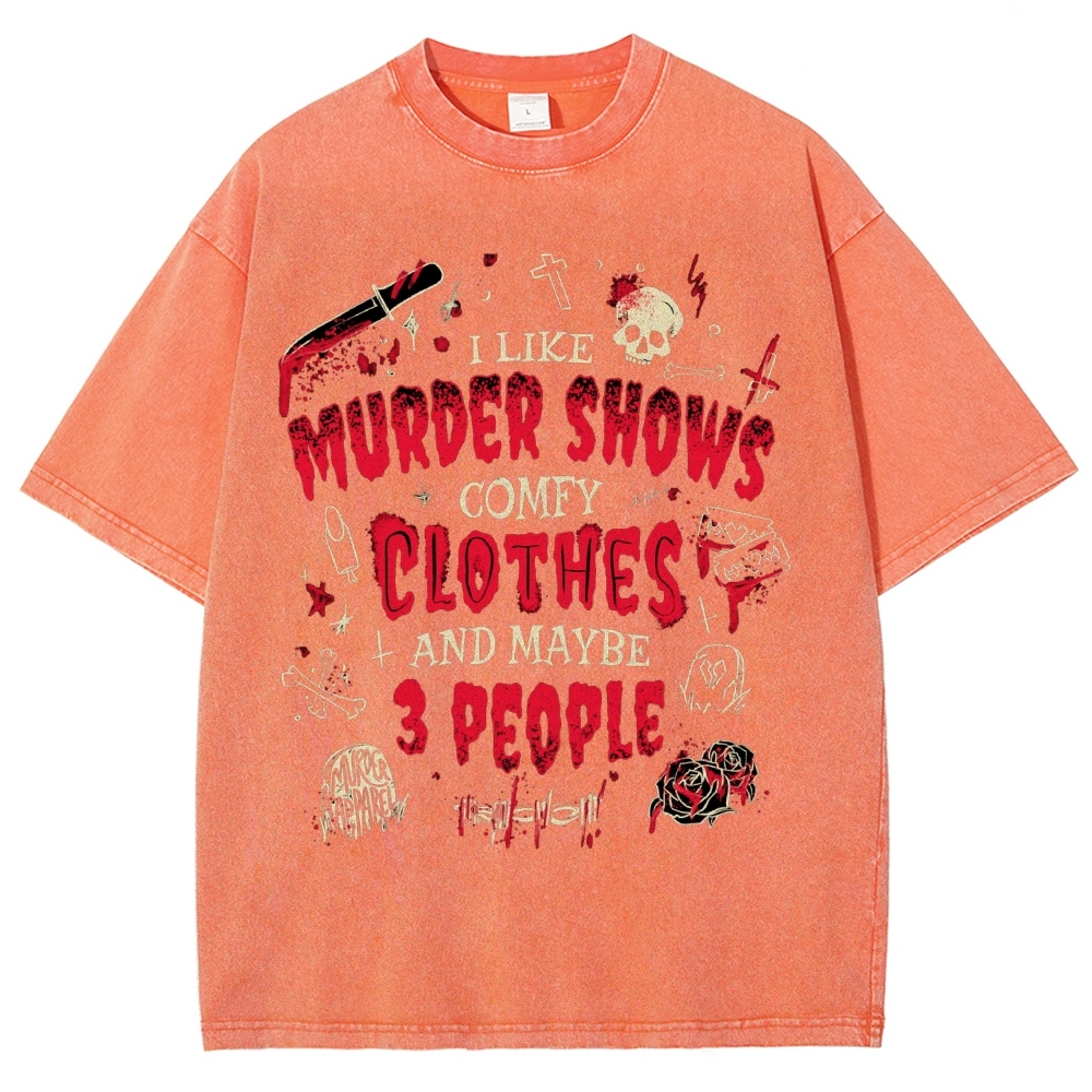 Story Of My Life Vintage Snowflake Washed T-Shirt