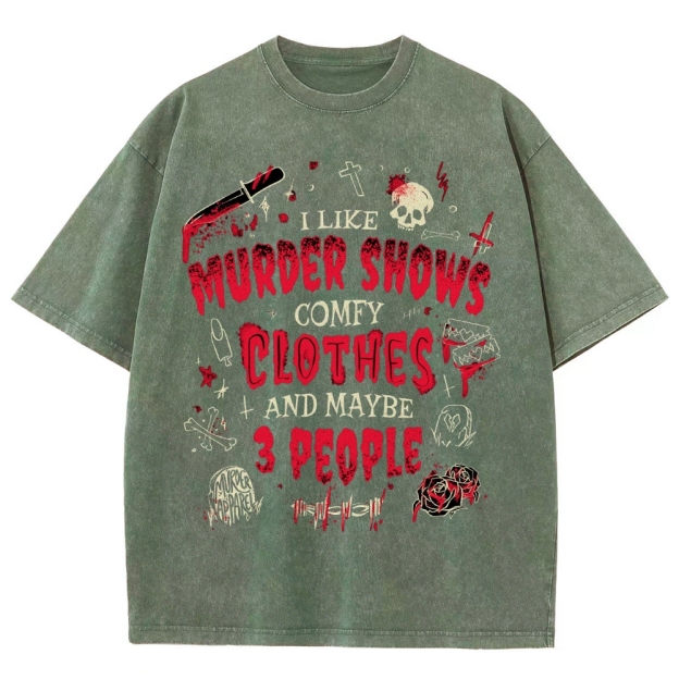 Story Of My Life Vintage Snowflake Washed T-Shirt
