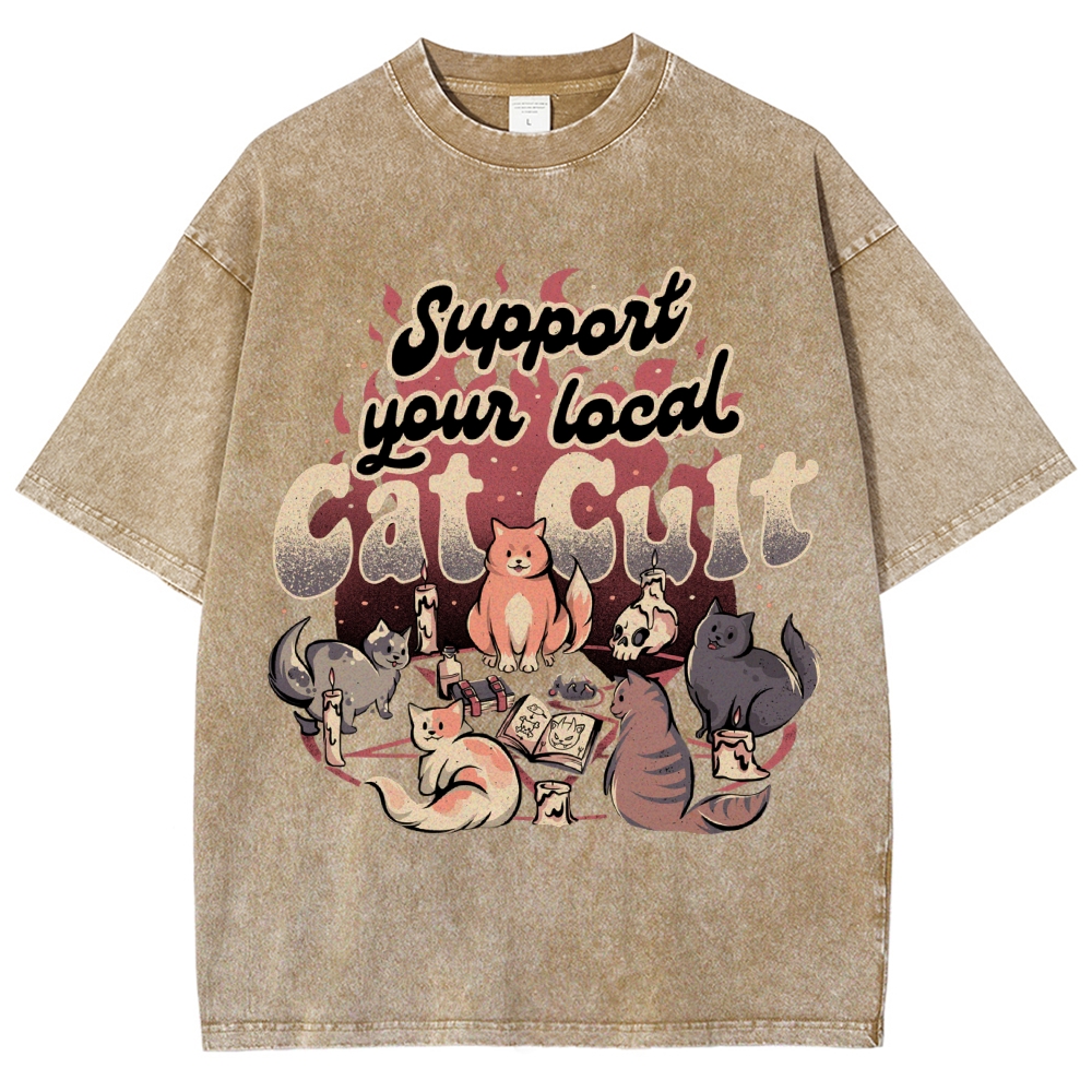 Suppoit Your Local Vintage Snowflake Washed T-Shirt