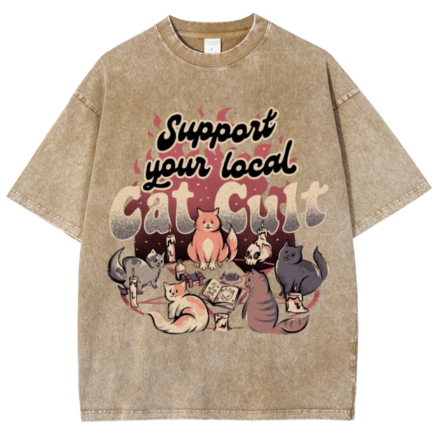 Suppoit Your Local Vintage Snowflake Washed T-Shirt