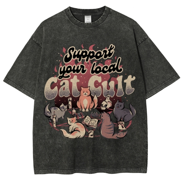 Suppoit Your Local Vintage Snowflake Washed T-Shirt