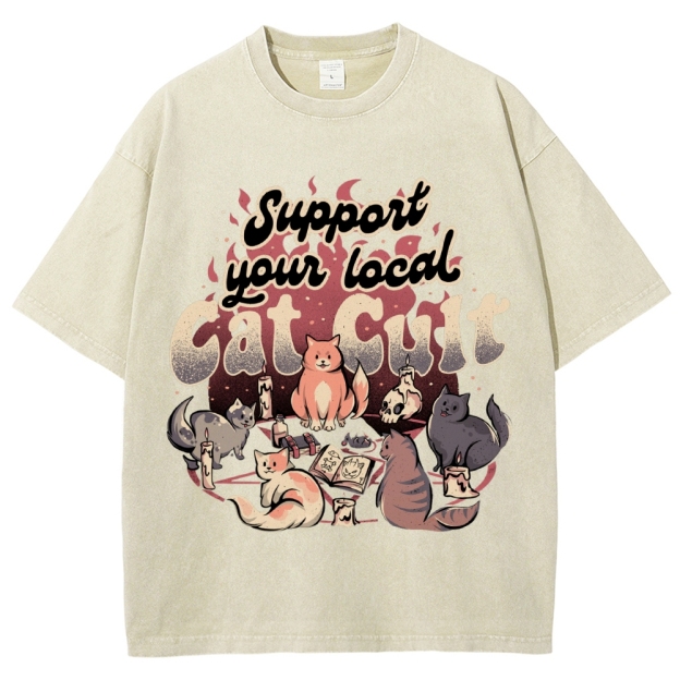 Suppoit Your Local Vintage Snowflake Washed T-Shirt