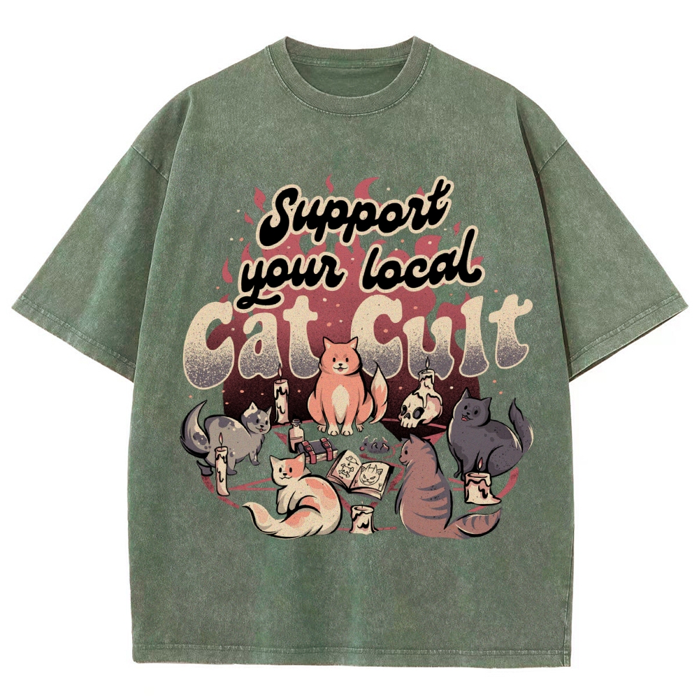Suppoit Your Local Vintage Snowflake Washed T-Shirt