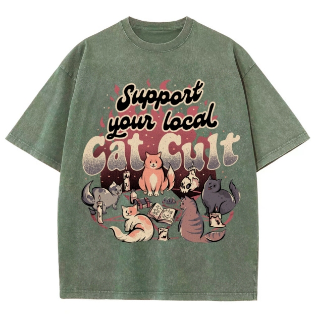 Suppoit Your Local Vintage Snowflake Washed T-Shirt