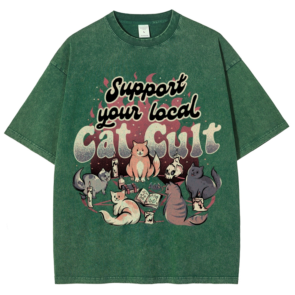 Suppoit Your Local Vintage Snowflake Washed T-Shirt