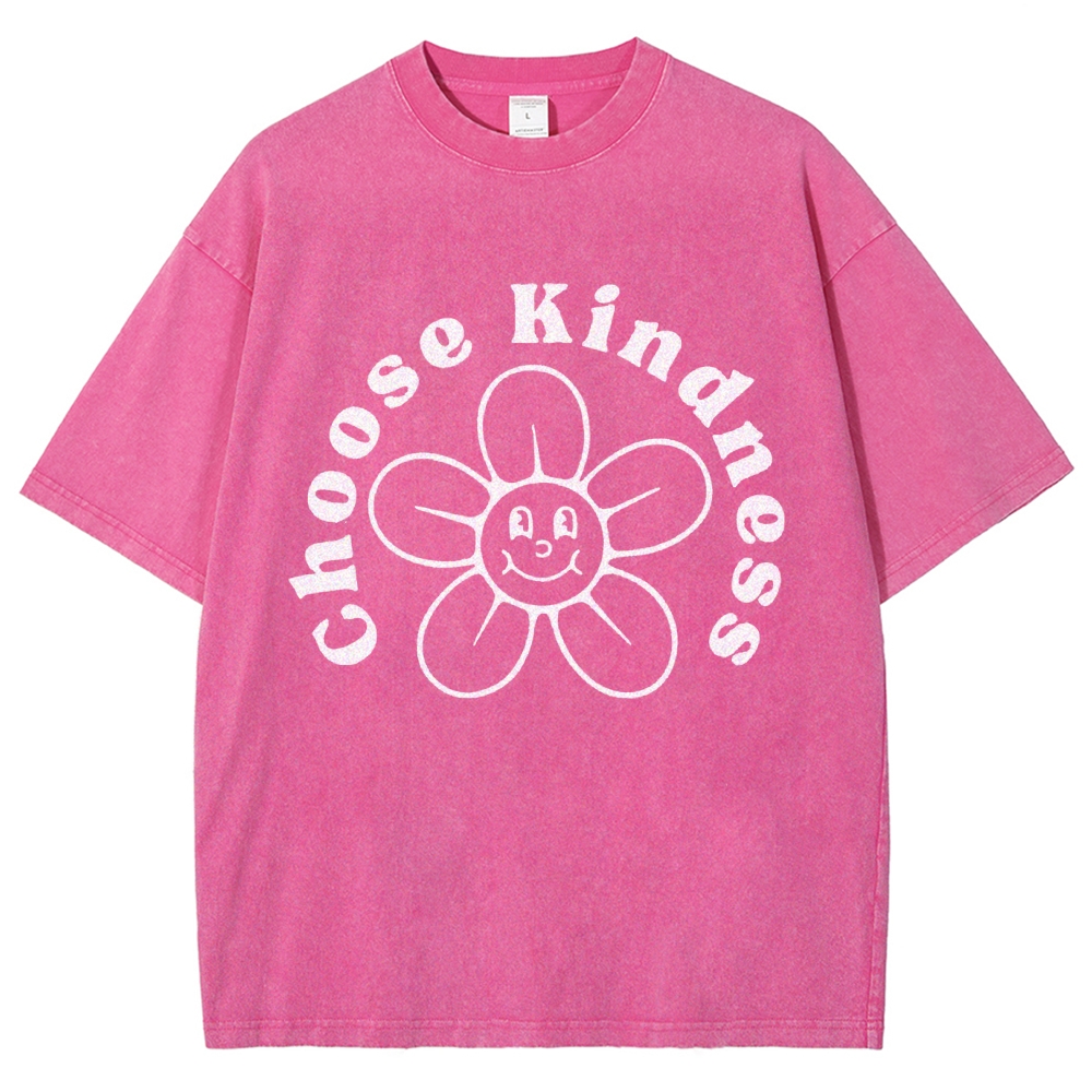 Choose Kindness Vintage Snowflake Washed T-Shirt